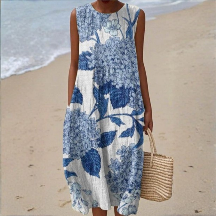 Matilda™ | Coastal Sleeveless Summer Dress